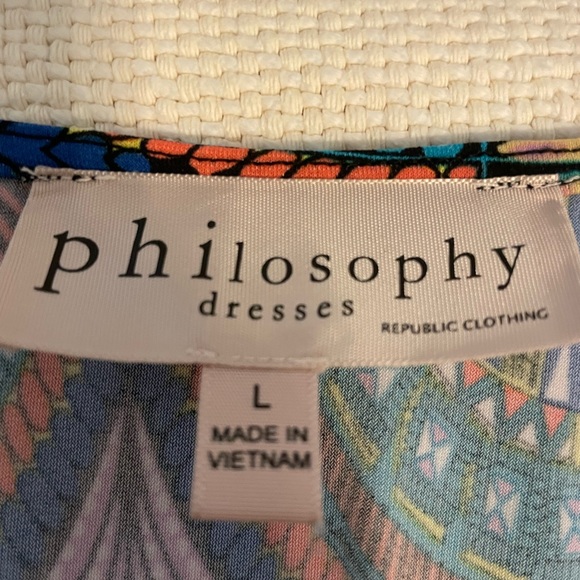 Multi color Philosophy Maxi. Great for summer! - Picture 4 of 4